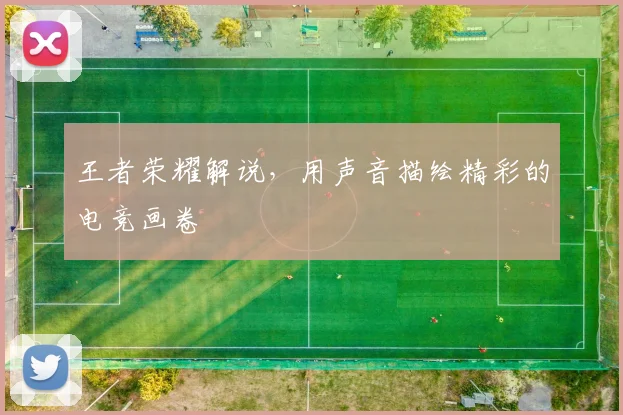 王者荣耀解说，用声音描绘精彩的电竞画卷